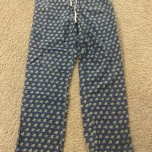 Vineyard Vines Blue and Green Patterned pajama pants medium